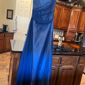 Vera Wang Midnight Blue Dress